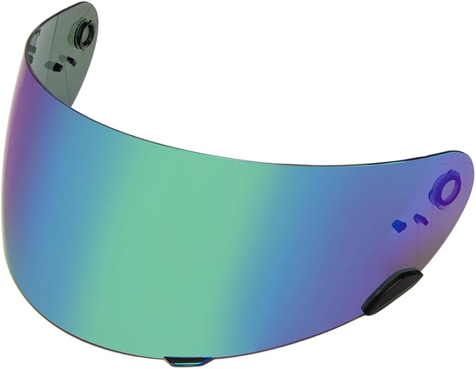 PSLER Qualifier Visor- Qualifier DLX Helmet Visor Motorcycle Face Shield Accessories Replacement for Bell Qualifier/Star/Vortex/RS-1/Revolver,Deep Color Green