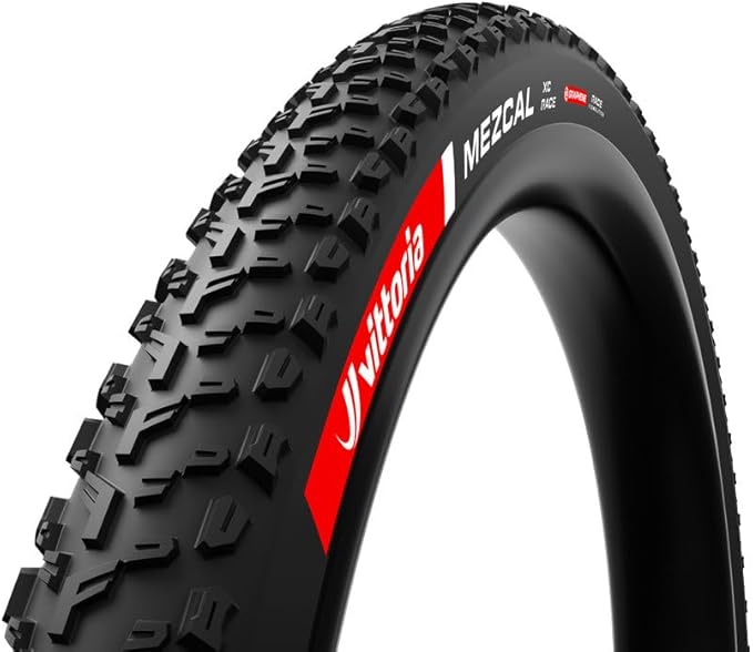Vittoria Mezcal XC Race Tubeless Ready Mountain Bike Tire - Fast Rolling XC MTB Tire for Mixed Terrain