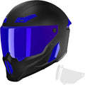 Motorcycle Helmets for Adult Men Women,Full Face Motorcycle Helmet,MG666 DOT Approved Motorbike Racing Street Bike Helmets with Two Visors
