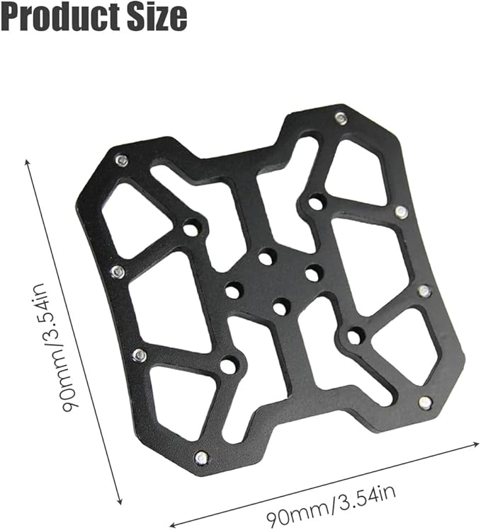 Clipless Platform Adapter for Shimano SPD&SPD-SL Bike Clipless Pedal Adapter Convert to Universal Platform Pedal for Mountain Bike Road Bike Cycle