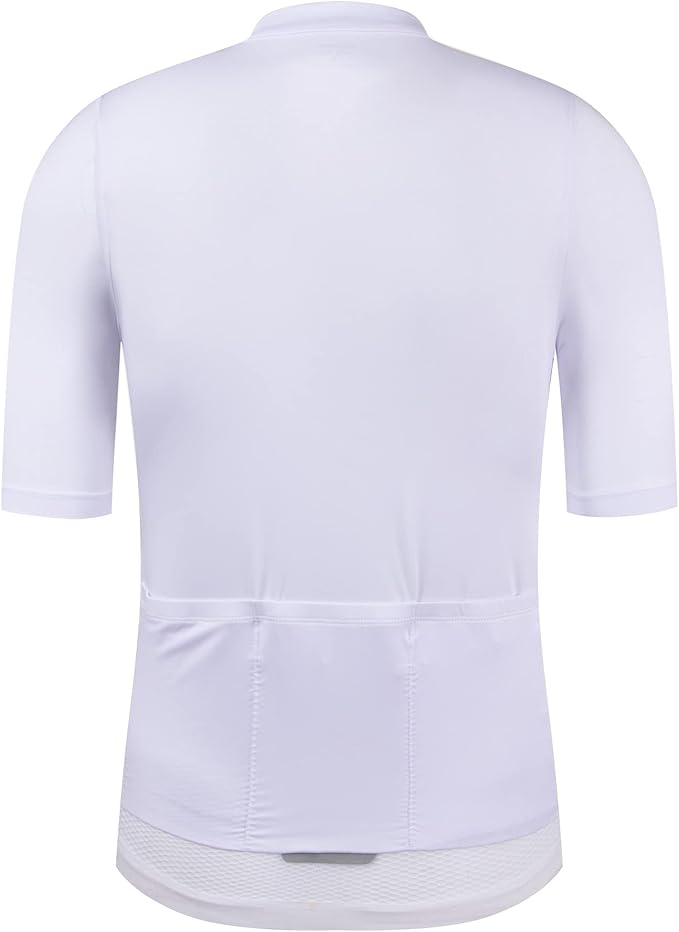 Men's Cycling Jersey Zipper Pocket Short Sleeve Lightweight Aero Race Fit Bike Jersey, UPF 50+ Biking Cycling Shirt