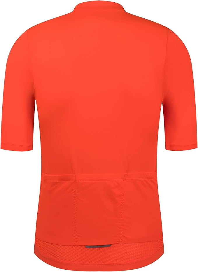 Men's Cycling Jersey Zipper Pocket Short Sleeve Lightweight Aero Race Fit Bike Jersey, UPF 50+ Biking Cycling Shirt