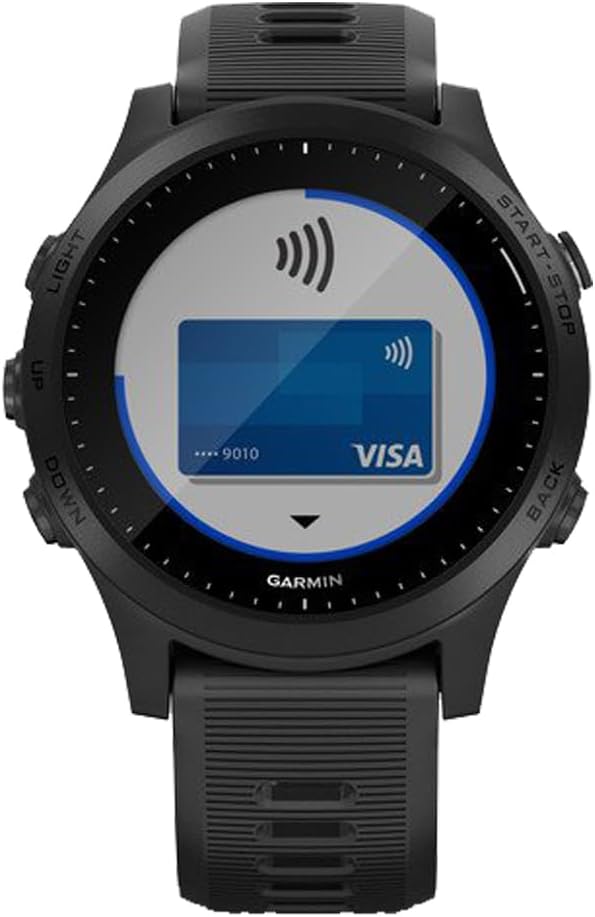 Garmin 010-02063-00 Forerunner 945 GPS Sport Watch (Black) Bundle with 2 YR CPS Enhanced Protection Pack