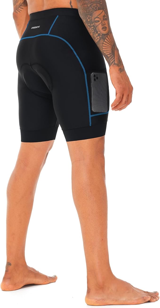Men’s Bike Shorts 4D Padded Cycling Bicycle Road Biking Mountain Riding UPF 50+ Cycle Shorts