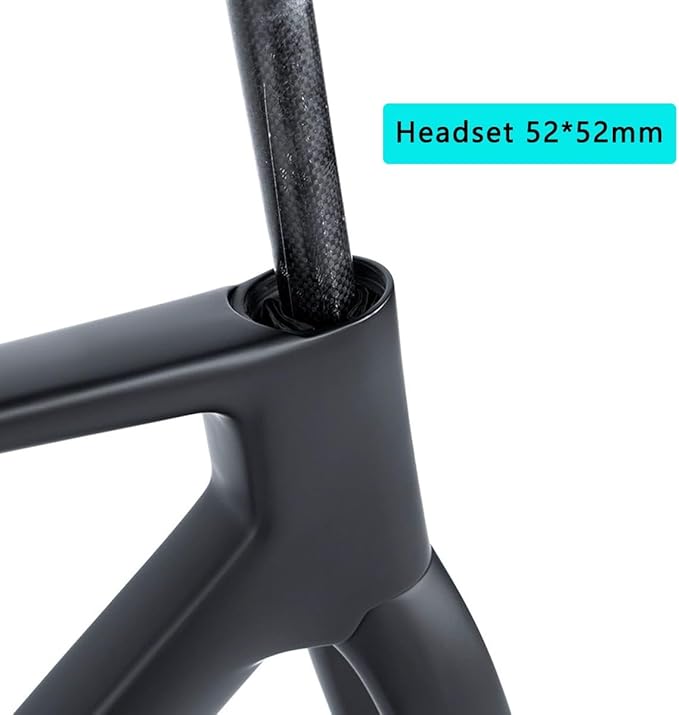 Carbon Fiber Road Bike Frameset 700C 46/48/51/54cm Disc Brake Breaking Wind Racing Frames Front12×100mm Rear12×142mm Thru Axle Frame with Fork Internal Routing