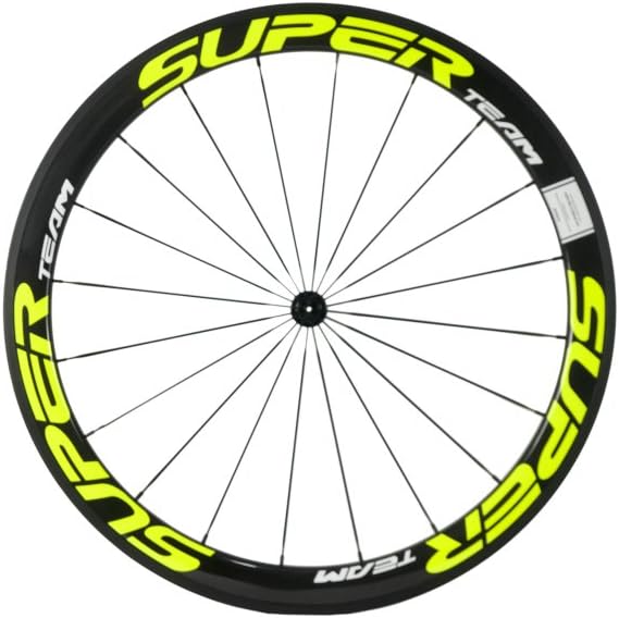Superteam Carbon Fiber Road Bike Wheels 700C Clincher Wheelset 50mm Matte 23 Width