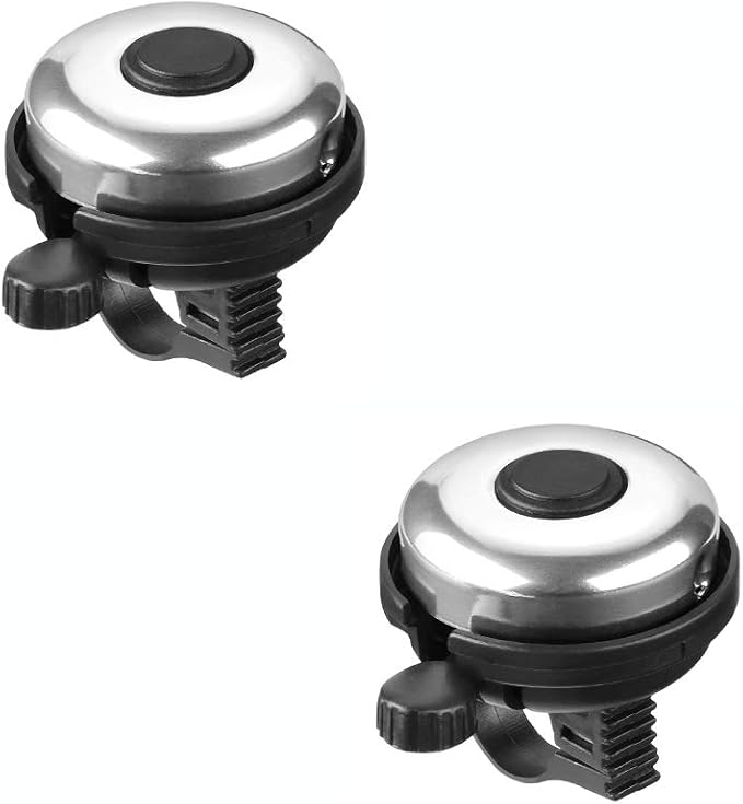 Accmor Classic Bike Bell, Aluminum Bicycle Bell, Loud Crisp Clear Sound Bicycle Bike Bell for Adults Kids