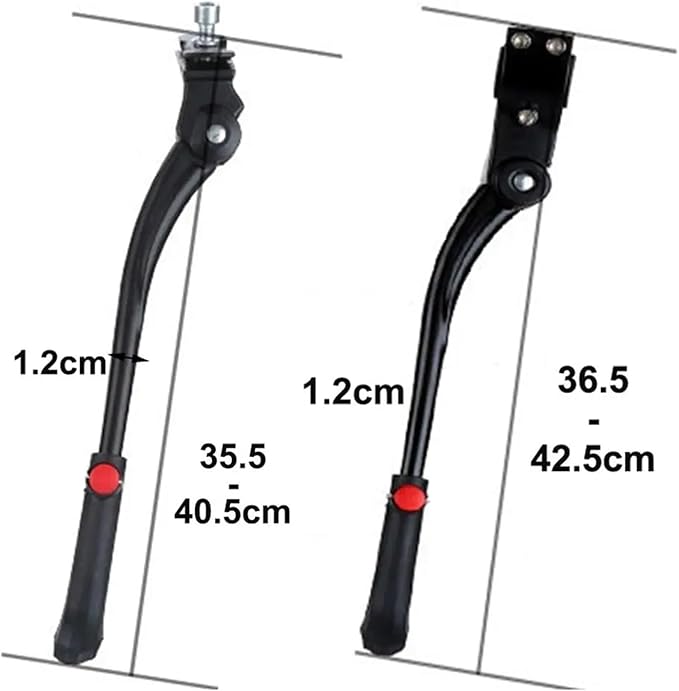 Bicycle Kickstand Foot Adjustable Bicycle Kickstand Aluminum Alloy Bicycle Parts Foot Rest Non-Slip Bike Side Support Bike Kick Stand(Middle Branch A)