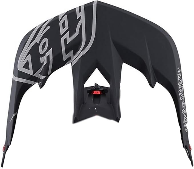 Troy Lee Designs Stage Mountain Bike Helmet Replacement Visor - MTB Cycling BMX Bicycle Helmet Accessories - Nova Glo Red, One Size