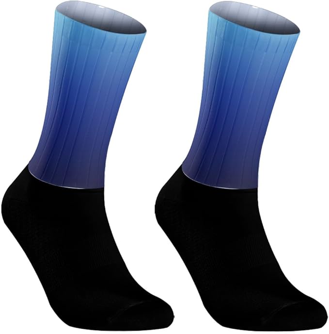 Cycling Socks Athletic Crew Socks Breathable Cushioned Compression Running Hiking Socks For Mens Womens