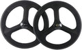 Superteam 70mm Road Bike 3 Spoke Wheelset Tri-Spoke Wheel Clincher 700c
