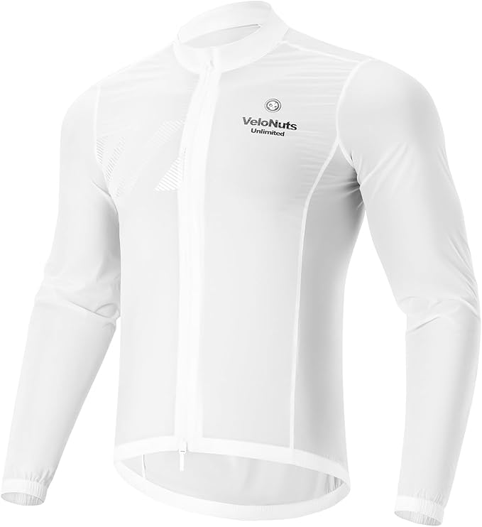 ROCKBROS VNS Men's Cycling Jacket, Ultralight Windbreaker for Running Cycling Packable