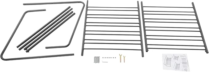 11 Slots Floor Bike Rack Stand, Dual Sided Bicycle Storage Stand with Multiple Adaptive Parking Slots and Complete Accessories, Commercial Tactile-Safe Floor Bike Rack Stand (Black)