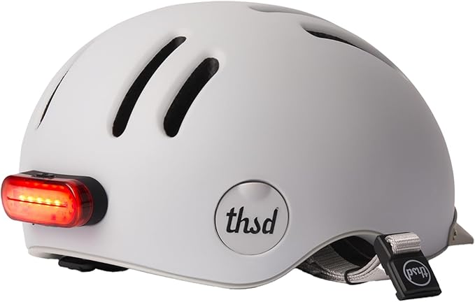 Thousand Chapter MIPS Adult Bike Helmet - LED Tail Light, Cycling & Bicycle Safety Certified, Lightweight & Low Profile, Men & Women, Lockable PopLock