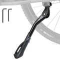 Bike Kickstand Enhanced,Rear Side/Center Mount,Aluminum Alloy Bicycle Kick Stand Adjustable Kickstand for Adult Bike 700C 24" 26" 28" 29 Mountain Road Bike(Black 2 Screw 24-29in Bike)