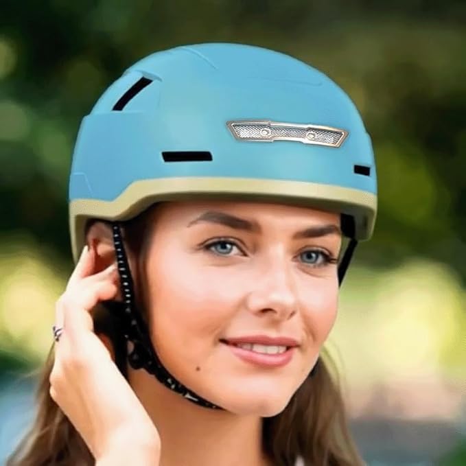 XNITO Bike Helmet with LED Lights - Urban Bicycle Helmet for Adults, Men & Women - CPSC & NTA-8776 Dual Certified - Class 3 E-Bikes, Scooters, Onewheel, Commuter, Mountain