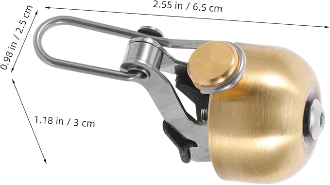 Kisangel Vintage Bike Bell Electric Horn Cycling Accessory for Road Bikes Scooters Easy Install Retro Design