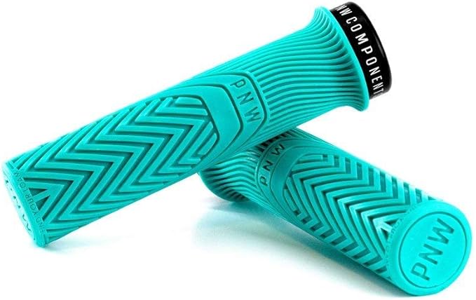 PNW Components Loam MTB Bike Grips – Lock-On Mountain Bike Handlebar Grips – 25A Tacky Rubber – Ergonomic Trail & Enduro Grip – 30mm or 34mm – Multiple Colors