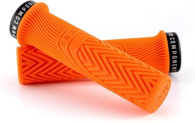 PNW Components Loam MTB Bike Grips – Lock-On Mountain Bike Handlebar Grips – 25A Tacky Rubber – Ergonomic Trail & Enduro Grip – 30mm or 34mm – Multiple Colors