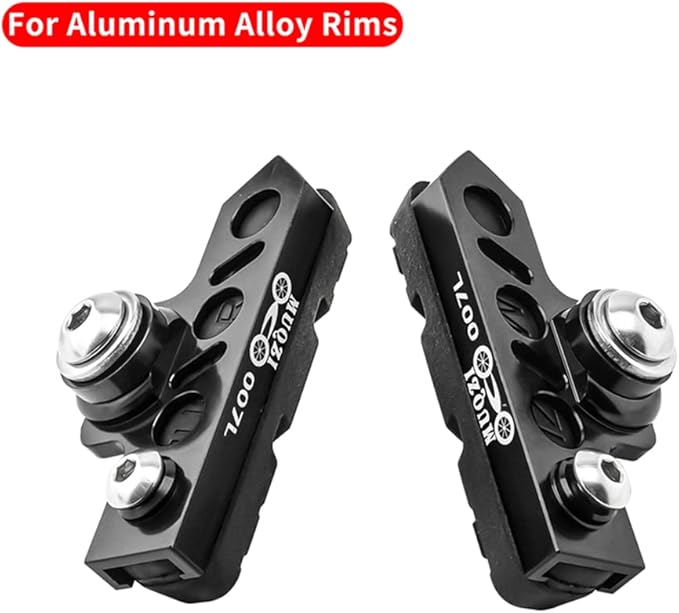 Bicycle C Caliper Extended Brake Pad (Set of 2) Bike Wear-Resistant Replaceable Aluminum Alloy Rim Brake for Road Bike,MTB,Folding Bike
