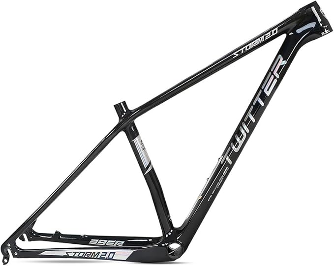 15''/17''/19'' Carbon Fiber Mountain Bike Frame 27.5er 29er XC Hardtail Quick Release 135mm Bike Frame Disc Brake Internal Routing