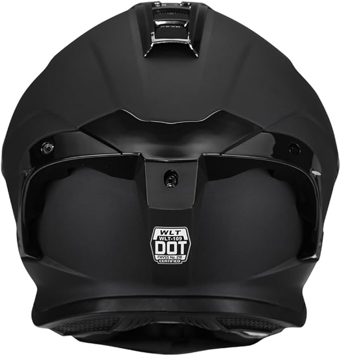 Full-face Helmet Biker Helmet ABS with EPS Cushion Liner Removable Washable 8 Air Vent Free Switch Long and Short Lens Replacement for Adult Unisex
