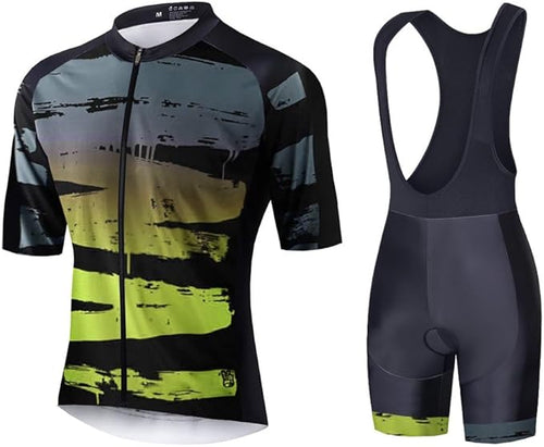 2021 Men Pro Racing Team MTB Cycling Short Sleeve Jersey Shorts Set