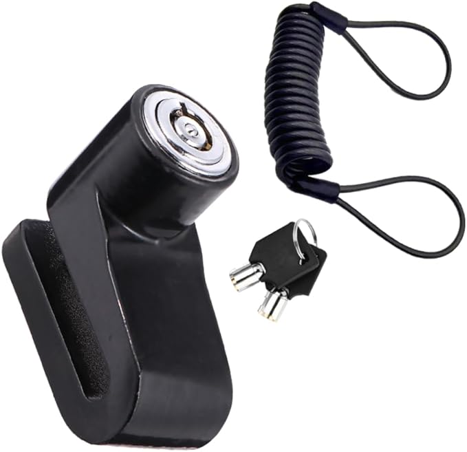 Bicycle Disc Brake Lock Motorbike Disc Lock Bicycles Motorcycle 1 Set U-Bike Key for