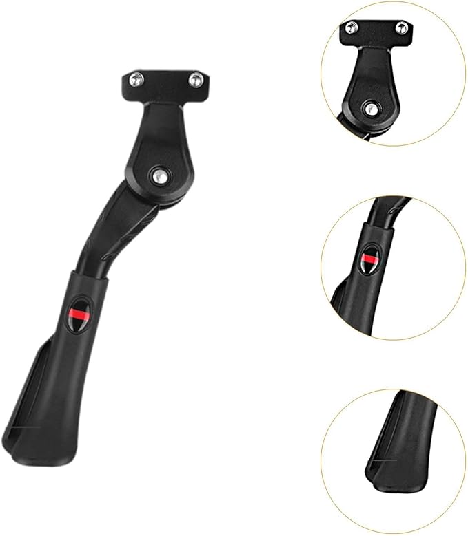 Generic Bicycle Kickstand for 16inch-20inch Bikes Cycling Resting Bike Kick Stand, 27cm, Black