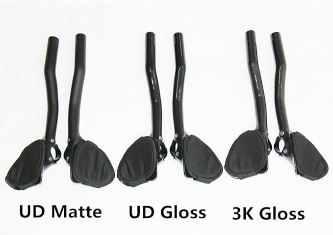 aerobars for road bike aero bars Cabon Fiber TT Rest bullhorn aerobar and triathlon aerobars 3K Matte 340mm tri bike clip on earo bars bike resting handle bars