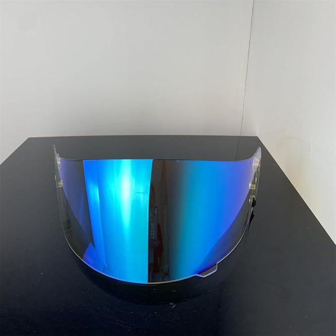 HJ-09 Helmet Visor Replacement,Tinted Motorcycle Helmet Face Shield Sunshield UV Protection for HJC CL-15 CL-17 CL-16 CL-SP AC-12 FS-10 CS-R1 IS-16 CS-R2 (Revo Clear Blue)