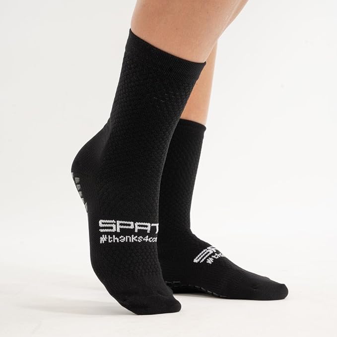 SOKZ2 Long Cycling Socks Performance Fit with Silicone Grippers Moisture Wicking Ideal for Road Racing and Training