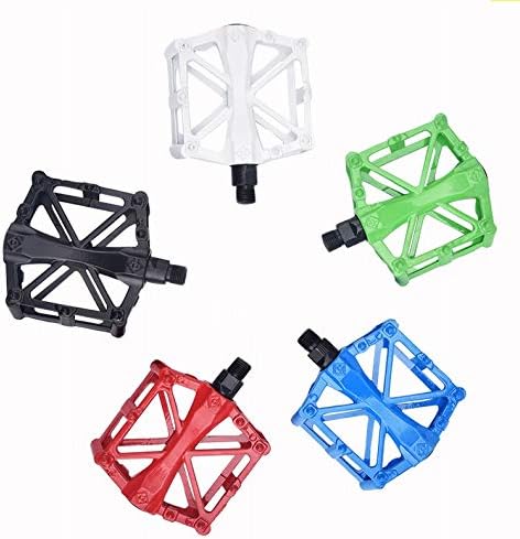 Free-fly Bicycle Pedal - Aluminum Bearing Bike Pedals with 16 Anti-Skid Pins - Lightweight Platform Pedals - Universal 9/16" Bike Pedal for Mountain BMX MTB Road Bike