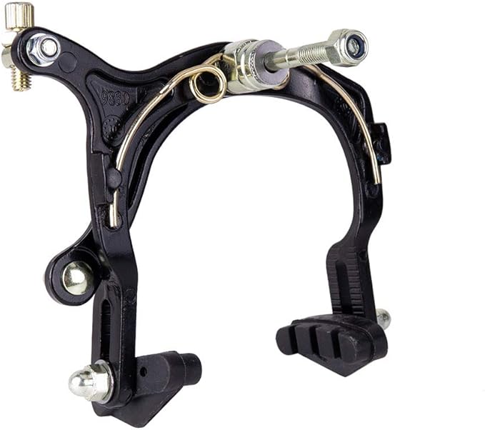 Mimoke 2 Pairs of C-Brake Brake Arm Bicycle Rim Brake Sets Front and Rear V-Brake with 70mm Pads Long Arm 110mm Aluminum Alloy