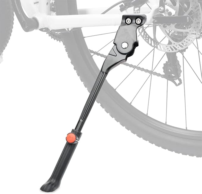 Adjustable Aluminium Alloy Bicycle Kickstand - Fit for 22" to 28" Mountain, Road, BMX & MTB (Two-hole for 22-24-26-28 inch bike)