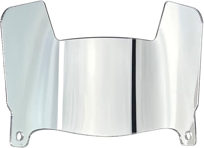 Mini Football Helmet Visor Clear with Clips Universal Fit for Collectors and Display