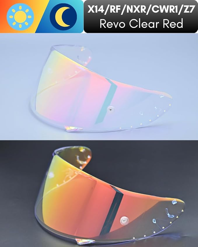CWR-F1 Shield for RF-1200 Visor X14 NXR RF-SR Z7 Motorcycle Helmet Visor Replacement Sun Protection Anti-Scratch, Universal