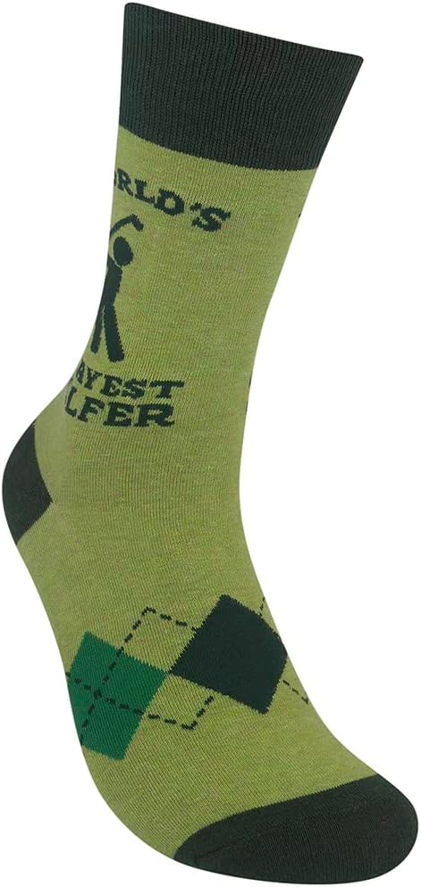FUNATIC Funny Outdoor Themed Socks for Men Women - Novelty Gifts For Golfing, Fishing, Hunting, Bigfoot, Pickleball, and More