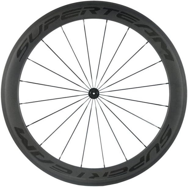 SUPERTEAM Carbon Clincher Wheelset 700C Road Bicycle Wheels 60/88 V Shape