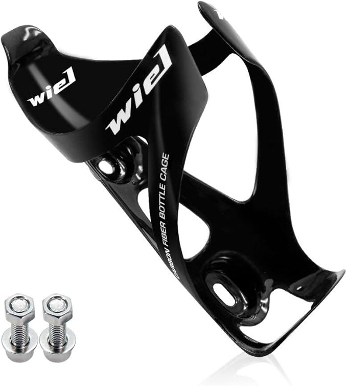 Wiel Full Carbon Fiber Bicycle Bike Light Drink Water Bottle Cage Holder