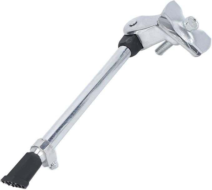 Adjustable Bike Kickstand, Aluminum Alloy Center Mount Bicycle Kickstands for 24‑27 Inch Road Mountain Bikes