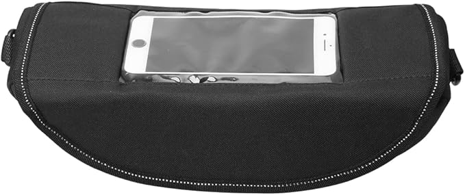 H RUO Waterproof Handlebar Storage Bag Motorcycle Bike Handle Bar Bag with Phone Pouch Compatible with bmw F750GS F850GS R1200GS Triumph Honda Yamaha Suzuki