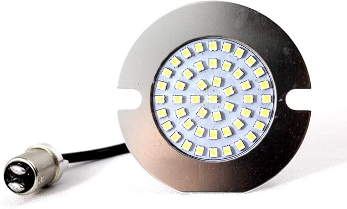 Eagle Lights 3.25 inch LED Turn Signals Flat Style Generation II with White Running Lights Front (1157) and Rear Amber (1156) Turn Signals For Harley Davidson® Motorcycles