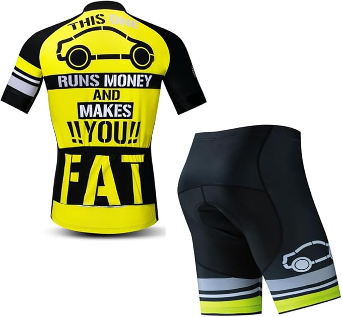 Cycling Jersey Men Set Road Short Sleeve Quick Dry Bike Padded Cycling Clothing Suit Bicycle Wear Summer
