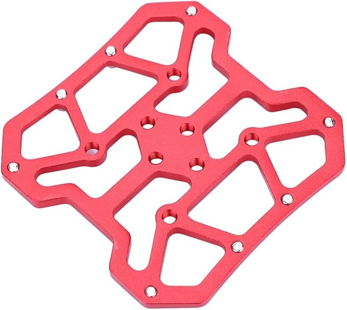 1 Pair Aluminum Alloy Bike Clipless Pedal Adapters to Universal Platform Pedal Converter for Mountain & Road Bikes