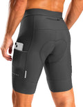 Bikewa Men's Bike Shorts 4D Padded Cycling Shorts for Men Road Riding Biking Bicycle Zipper Pockets