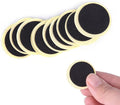 24Pcs Black Bike Tire Patch Kit,Glueless Bike Repair Patch, Round Bicycle Tube Patches, Bike Inner Tube Repair Kit, Bike Patch Kit for Road and Mountain Bikes Tire Repair Kits, Cycling