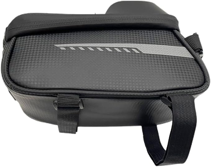 Bike Frame Bag Bicycle Top Tube Phone Bag Cycling Accessories Pouch 0.3mm Transparent Touch Screen Film for Travel Riding