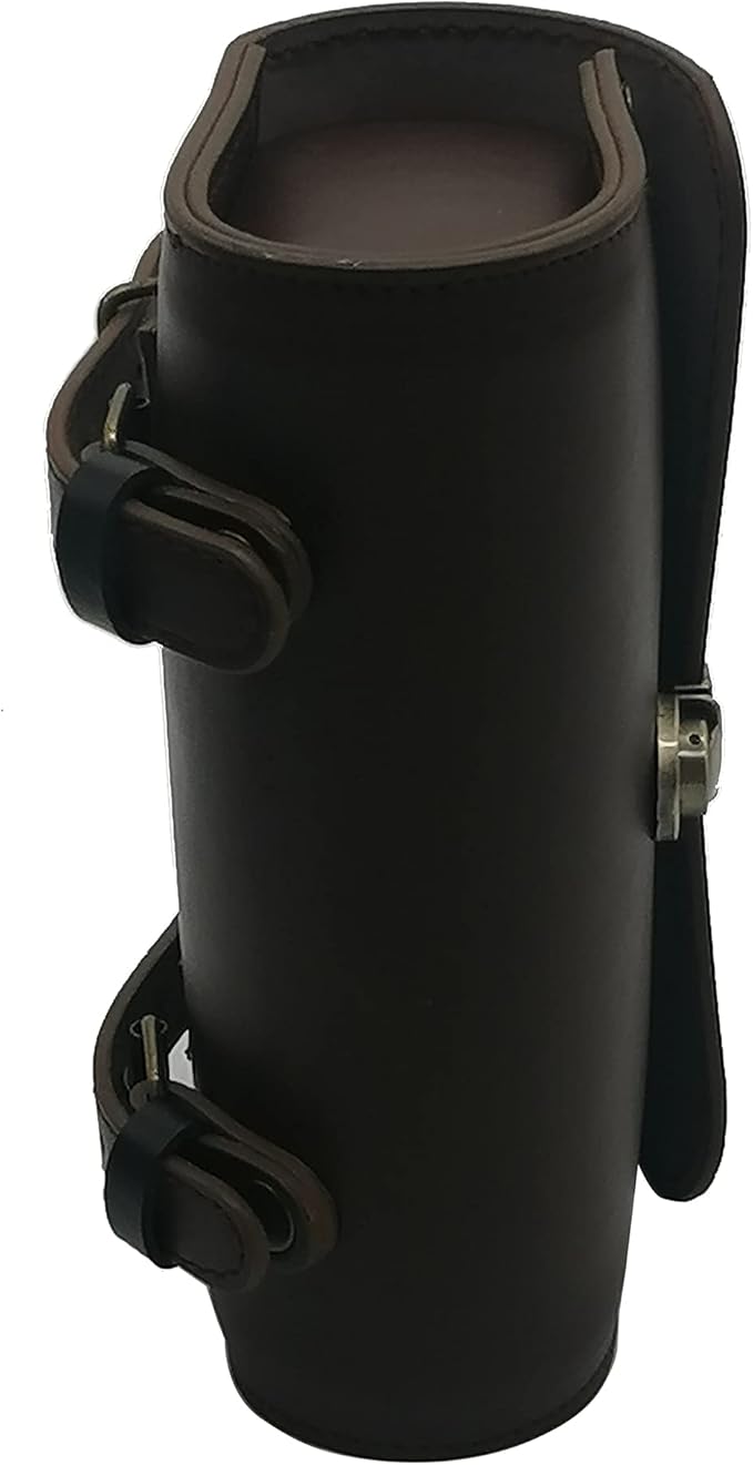 WUYAN Bike Handlebar Leather Bags Under Seat Retro Classical Mountain MTB Road Bike Leather Bag for Cell Phone， Saddle Tail Rear Pouch Seat Storage Cycling Case Carry Accessories