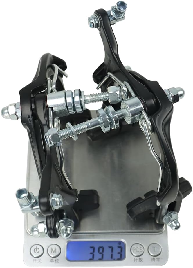 CYSKY Bike Brakes Set, Front and Rear C-Type Brakes Calipers, Include Inner and Outer Cables and Bike Brake Levers Kit for MTB Road Bicycle